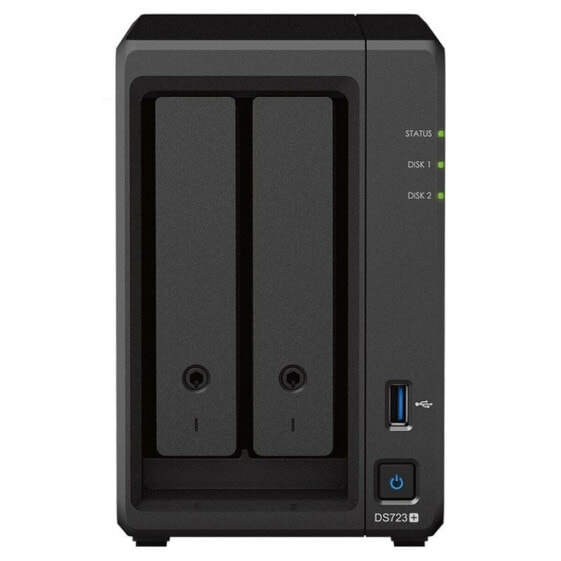 Сетевое системное хранилище данных Synology DS723+ Чёрный AM4 Socket: AMD Ryzen™ AMD Ryzen R1600