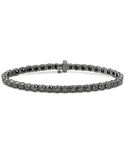 Men's Black Diamond Tennis Bracelet (10 ct. t.w.) in Black Rhodium-Plated Sterling Silver