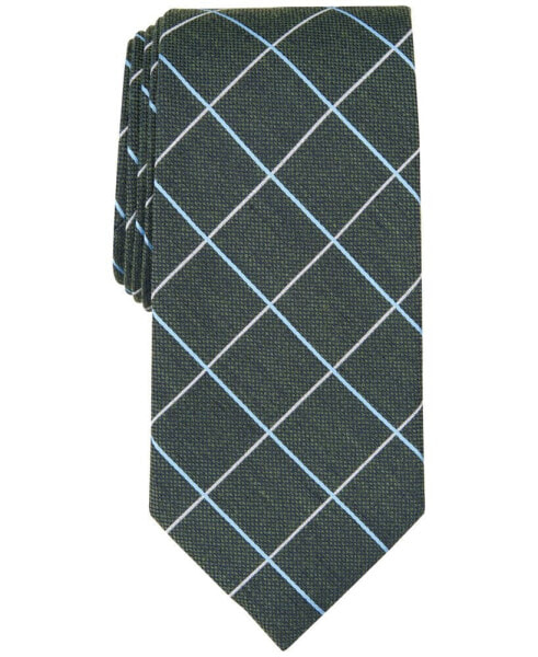 Men's Preston Grid Tie, Created for Macy's