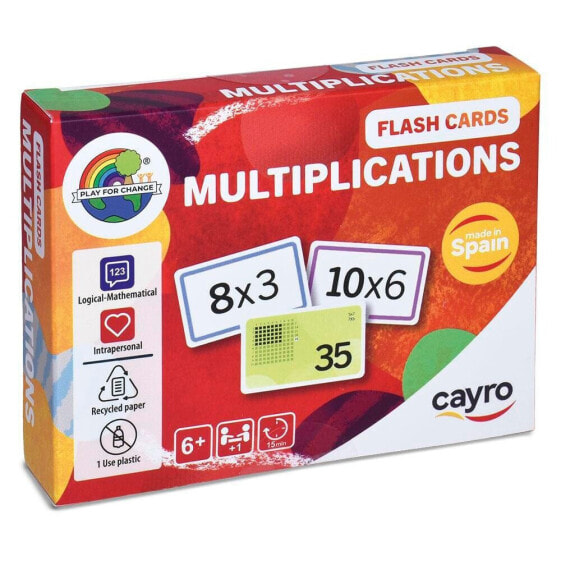 CAYRO Flashcards Multiplications Board Game