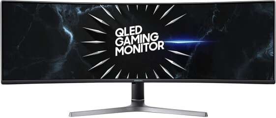 Samsung C49RG94SSR Curved Gaming Monitor, 124.20 cm (49 Inches), 5120 x 1440 Pixels, Dual WQHD, 32:9 Format, 120Hz 4ms, Black