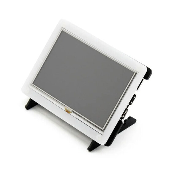 Touch screen - resistive LCD 5'' 800x480px - HDMI + USB for Raspberry Pi + case - Waveshare 11018