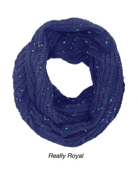 Rampage Flecked Yarn Infinity Scarf One Size - SCR-1006L