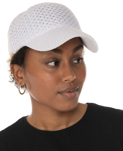 INC Packable Baseball Cap White