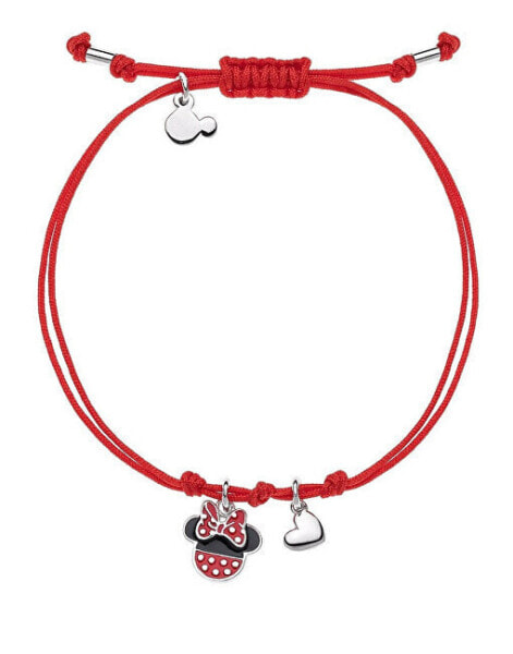 Red textile bracelet Minnie Mouse BS00012RL