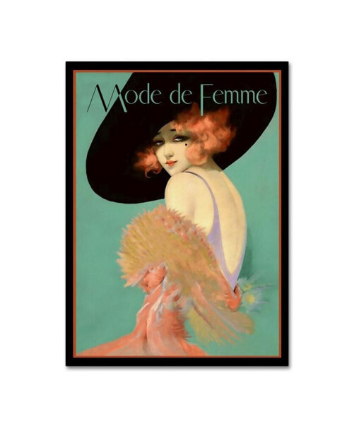 Vintage Lavoie 'Fashion Women 27' Canvas Art - 19" x 14" x 2"