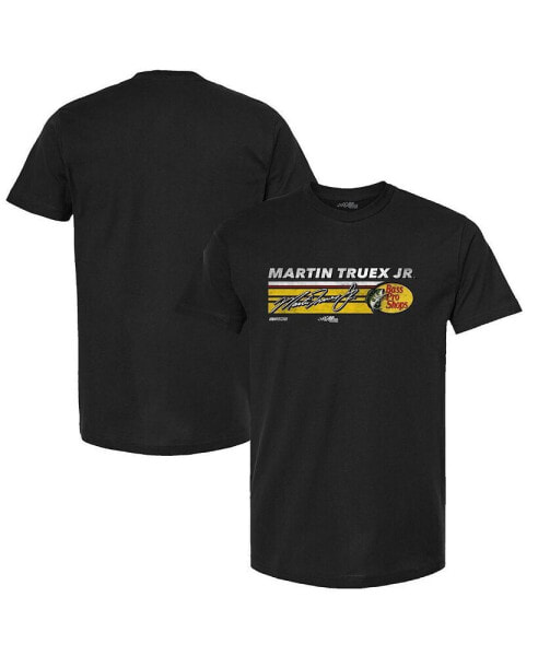 Men's Black Martin Truex Jr Hot Lap T-shirt