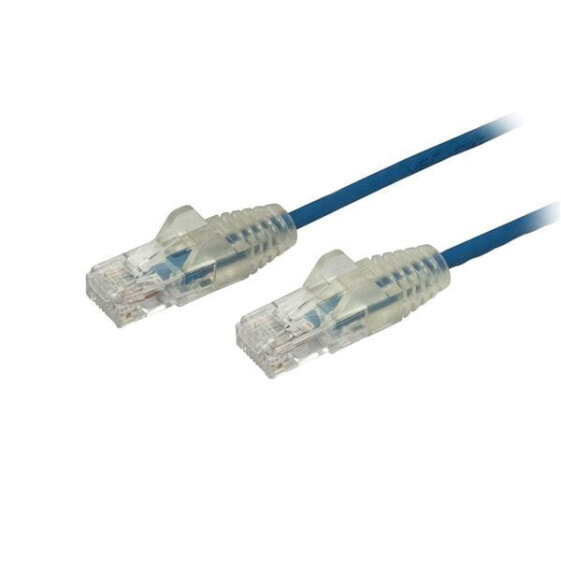 StarTech.com 0.5 m CAT6 Cable - Slim - Snagless RJ45 Connectors - Blue - 0.5 m - Cat6 - U/UTP (UTP) - RJ-45 - RJ-45