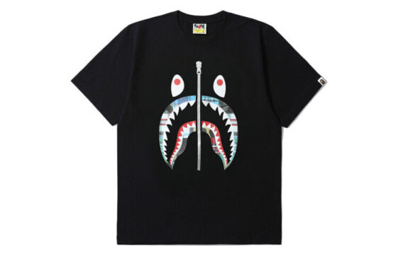 Футболка BAPE ABC Camo Milo Shark Tee T 1G30-110-049