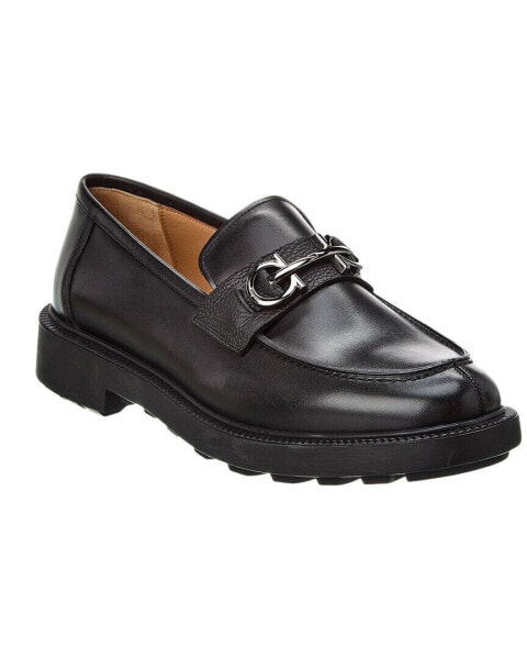 Ferragamo Leather Loafer Men's