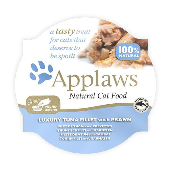 APPLAWS Tuna Steak And Shrimp 10x60g Cat Food