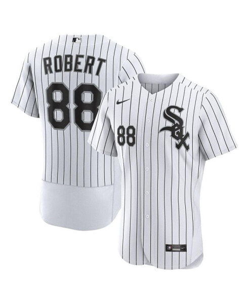 Men's Luis Robert White, Black Chicago White Sox Home Authentic Player Jersey