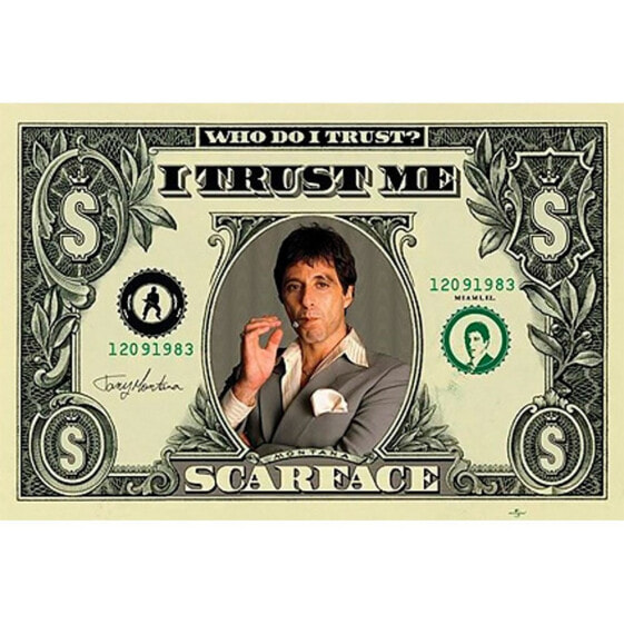 PYRAMID Scarface Dollar Poster