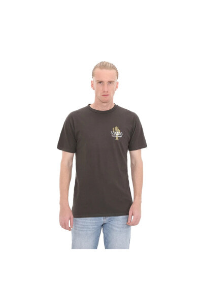 0008RZBLK1-R Vans On The Road Overdye Ss Tee Erkek T-Shirt Antrasit