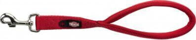 Trixie Smycz krótka Premium czerwona r. M–XL: 37 cm/25 mm