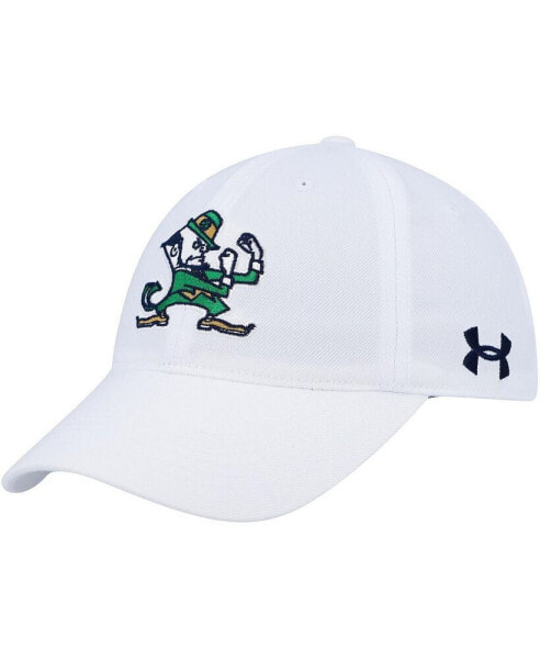 Men's White Notre Dame Fighting Irish Classic Adjustable Hat