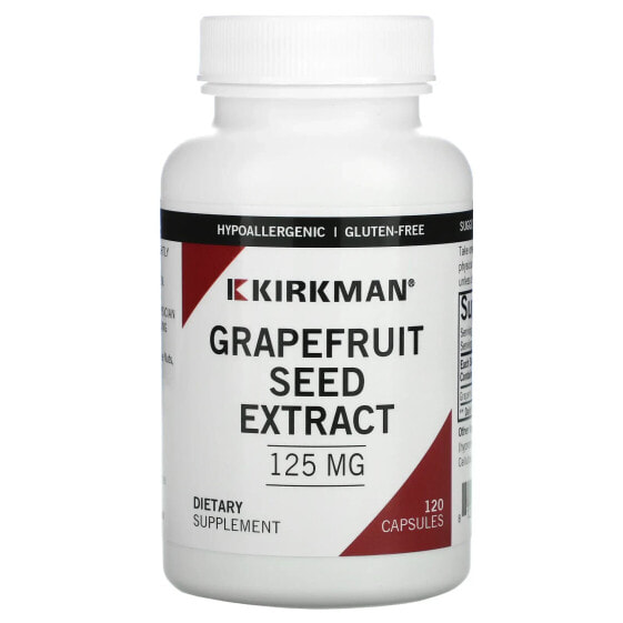 Витаминный препарат Kirkman Labs Грейпфрутовый экстракт, 125 мг, 120 капсул