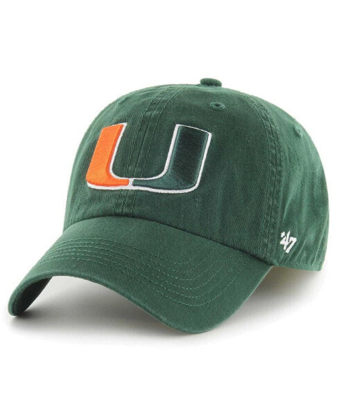 Men's Green Miami Hurricanes Franchise Fitted Hat