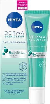 Peeling Serum Nacht Derma Skin Clear, 40 ml