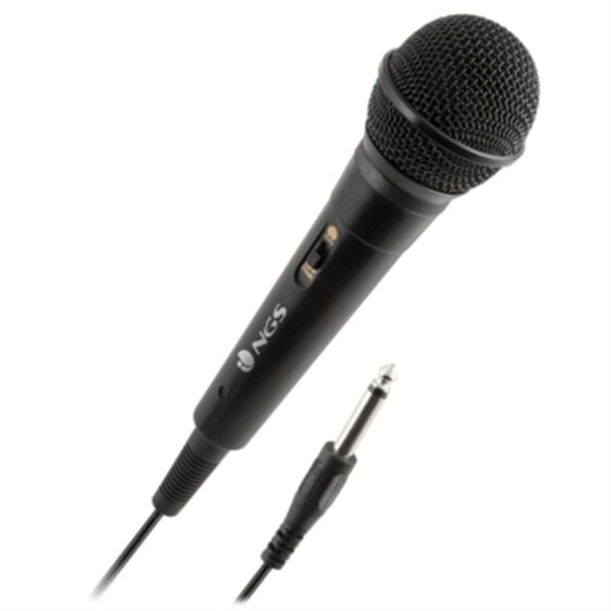 Kараоке-микрофоном NGS ELEC-MIC-0001 Чёрный (6.3 mm)
