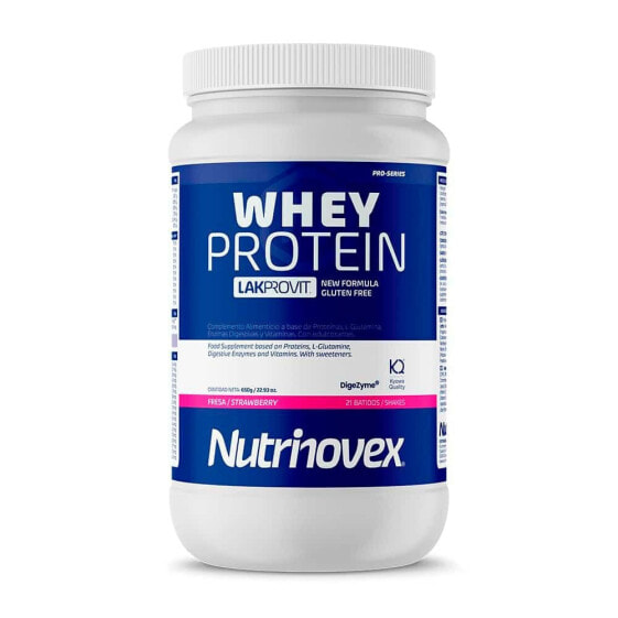 NUTRINOVEX Lakprovit Whey Protein 650g Strawberry Powder