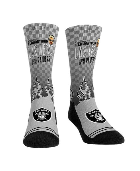 Men's and Women's Socks Las Vegas Raiders NFL x Guy Fieri’s Flavortown Crew Socks