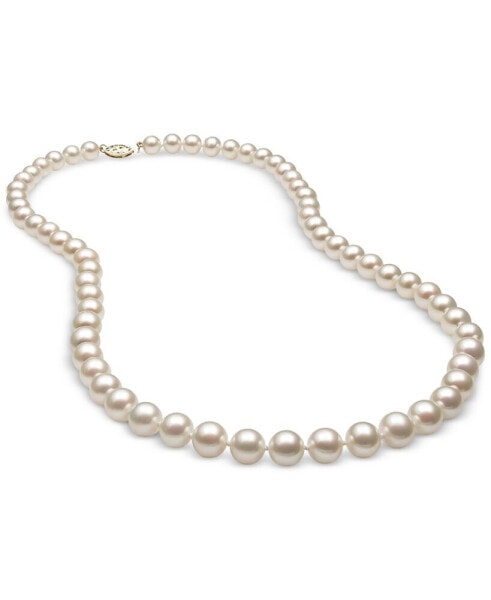 Cultured Freshwater Pearl (7mm) Strand 20" in 14k Gold