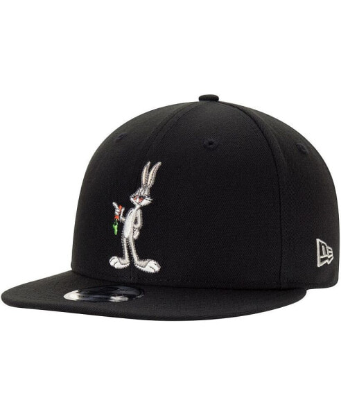 Men's Bugs Bunny Black Looney Tunes 9FIFTY Snapback Hat