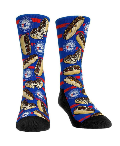 Men's Socks Philadelphia 76ers Philly Cheesesteaks Crew Socks