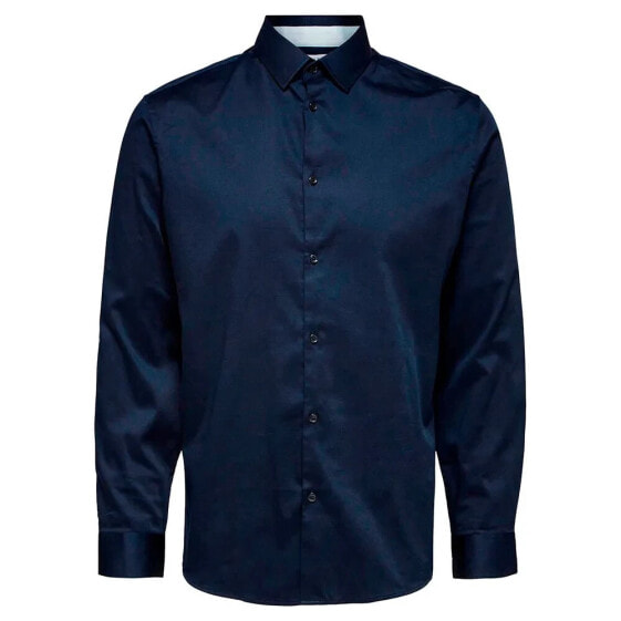 SELECTED Flex-Park Slim long sleeve shirt