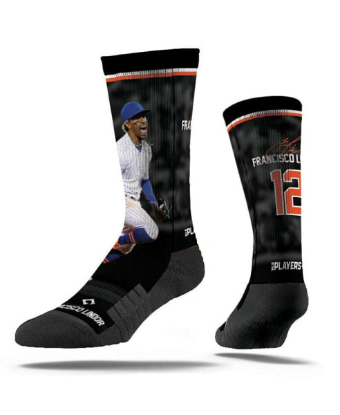 Men's and Women's Francisco Lindor New York Mets Walk Off Premium Full Sub Crew Socks