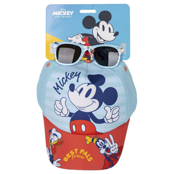 CERDA GROUP Mickey Cap and Sunglasses Set