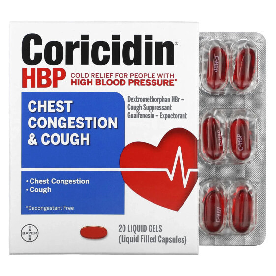 Chest Congestion & Cough, 20 Liquid Gels