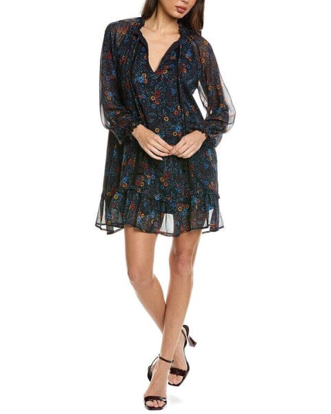 Lost + Wander Midnight Festival Mini Dress Women's Navy S