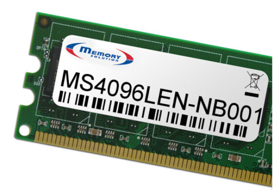 Memorysolution Memory Solution MS4096LEN-NB001 - 4 GB