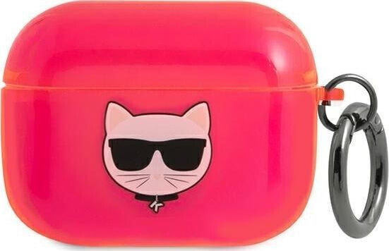 Karl Lagerfeld Etui ochronne KLAPUCHFP Choupette do AirPods Pro różowe