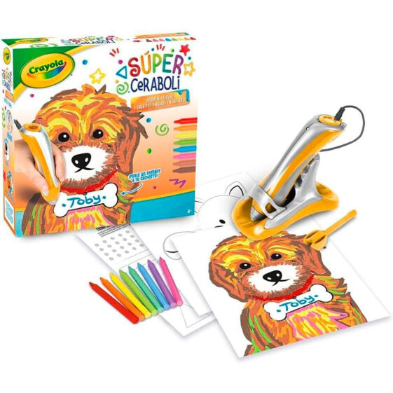 Crayola Puppy Набор: Прибор для плавки восковых мелков + Восковые мелки + Картинки-раскраски