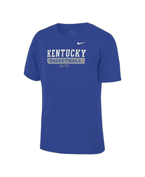 Youth Royal Kentucky Wildcats Basketball Legend Practice Performance T-Shirt