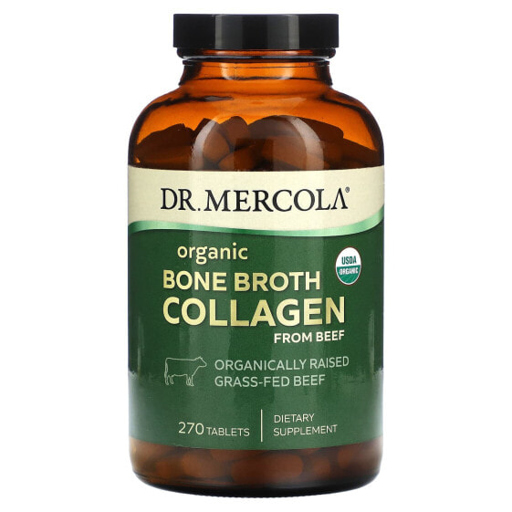 Organic Bone Broth Collagen from Beef, 270 Tablets