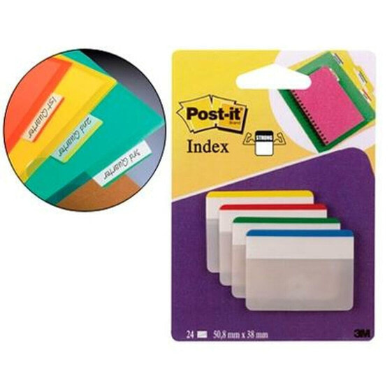 Стикеры для записей Post-it Index 50,8 x 38 мм Многоцветный (6 штук)