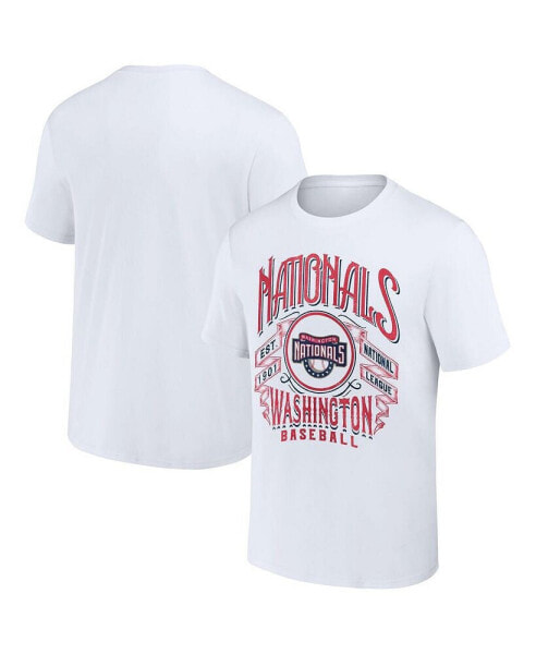 Men's Darius Rucker Collection by White Washington Nationals Distressed Rock T-shirt