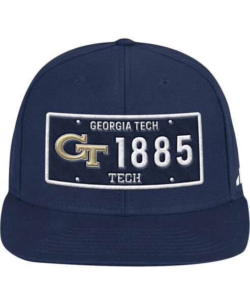 Men's Navy Georgia Tech Yellow Jackets Established Snapback Hat