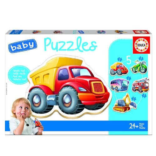 Развивающий пазл EDUCA BORRAS Baby Vehicles