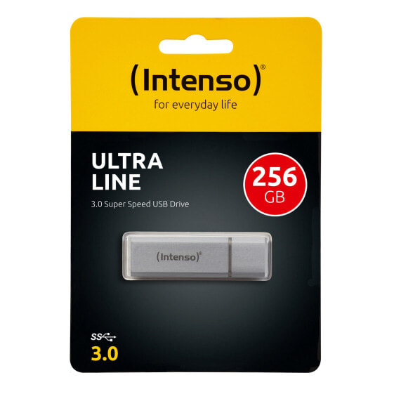Intenso Ultra Line - 256 GB - USB Typ-A - 3.2 Gen 1 (3.1 Gen 1) - 70 MB/s - Kappe - Silber