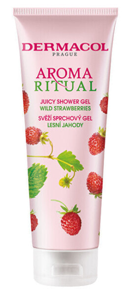 Свежий гель для душа Wild Strawberries Aroma Ritual (Juicy Shower Gel) 250 мл