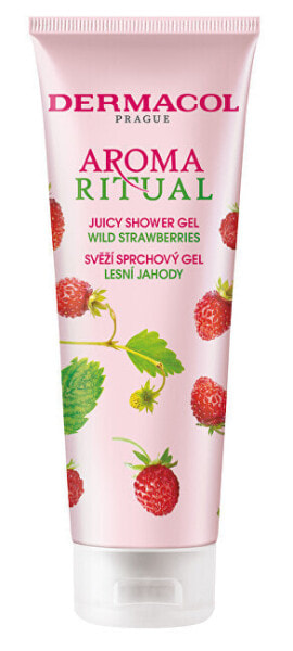 Гель для душа свежий Dermacol Wild Strawberries Aroma Ritual 250 мл