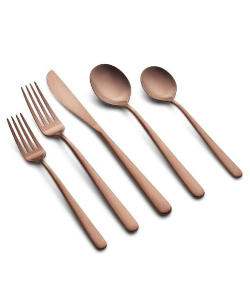 Lorenn Satin 20-Piece Flatware Set