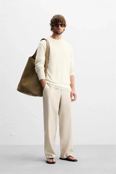 LYOCELL BLEND TROUSERS