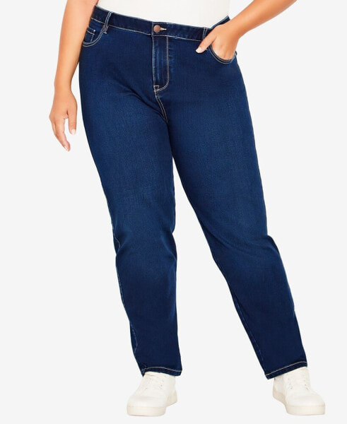 Plus Size Butter Denim Tall Length Straight Leg Jean