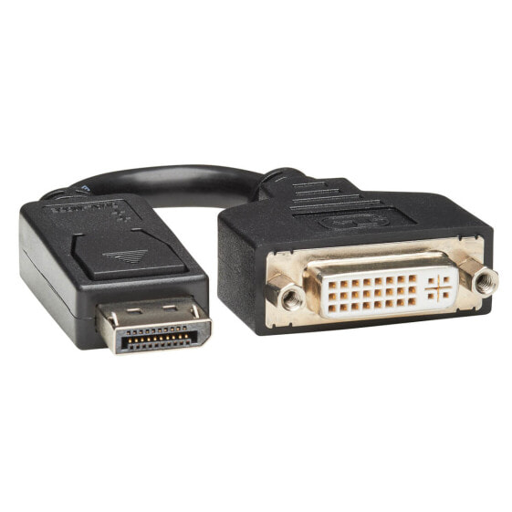 Tripp P134-000 DisplayPort to DVI-I Adapter Cable (M/F) - 6 in. (15.2 cm) - 0.15 m - Displayport - DVI-I - Male - Female - 1920 x 1200 pixels